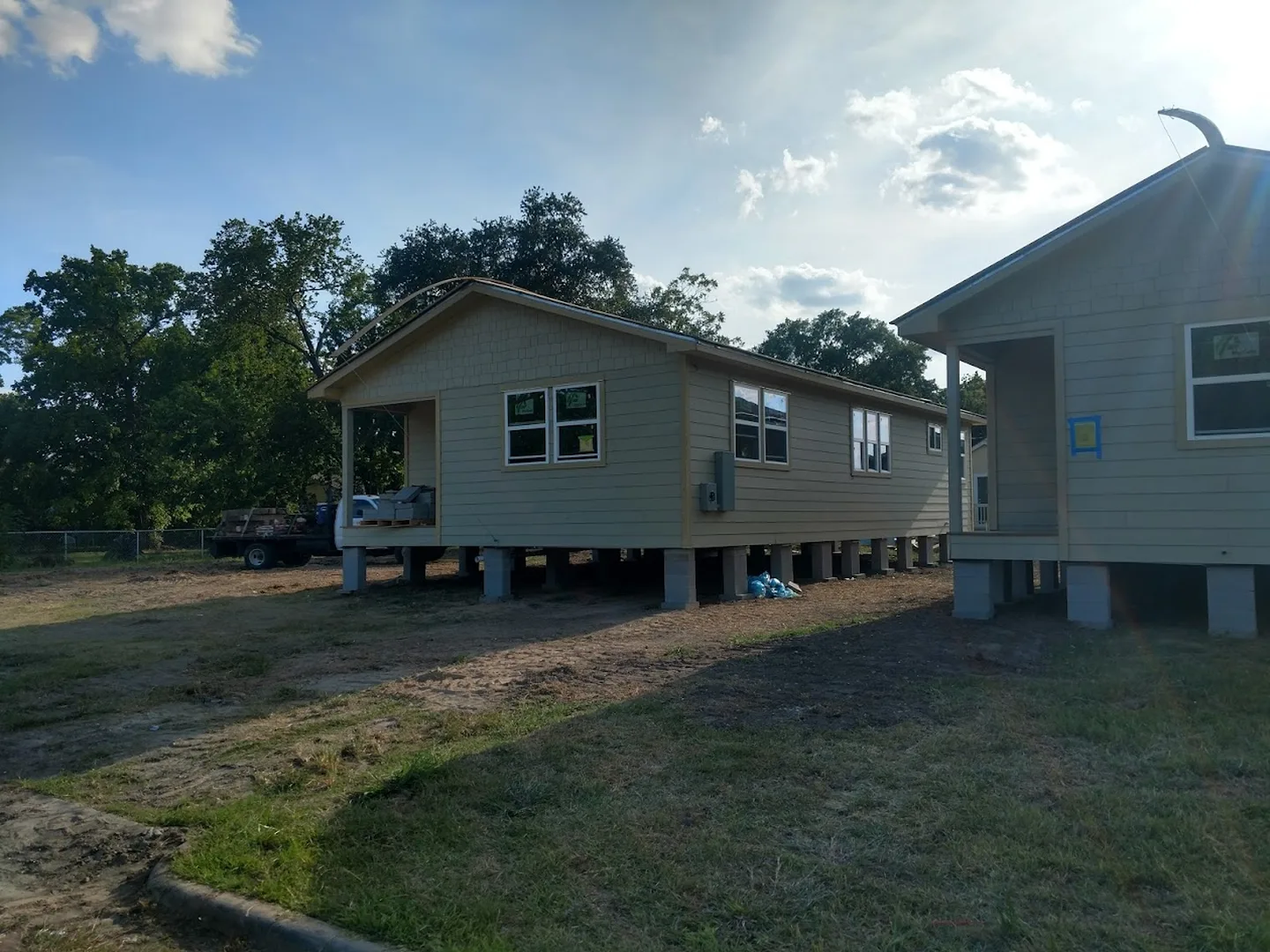 New construction concrete piers on a Covenant Project Solutions job site in the Greater Houston area